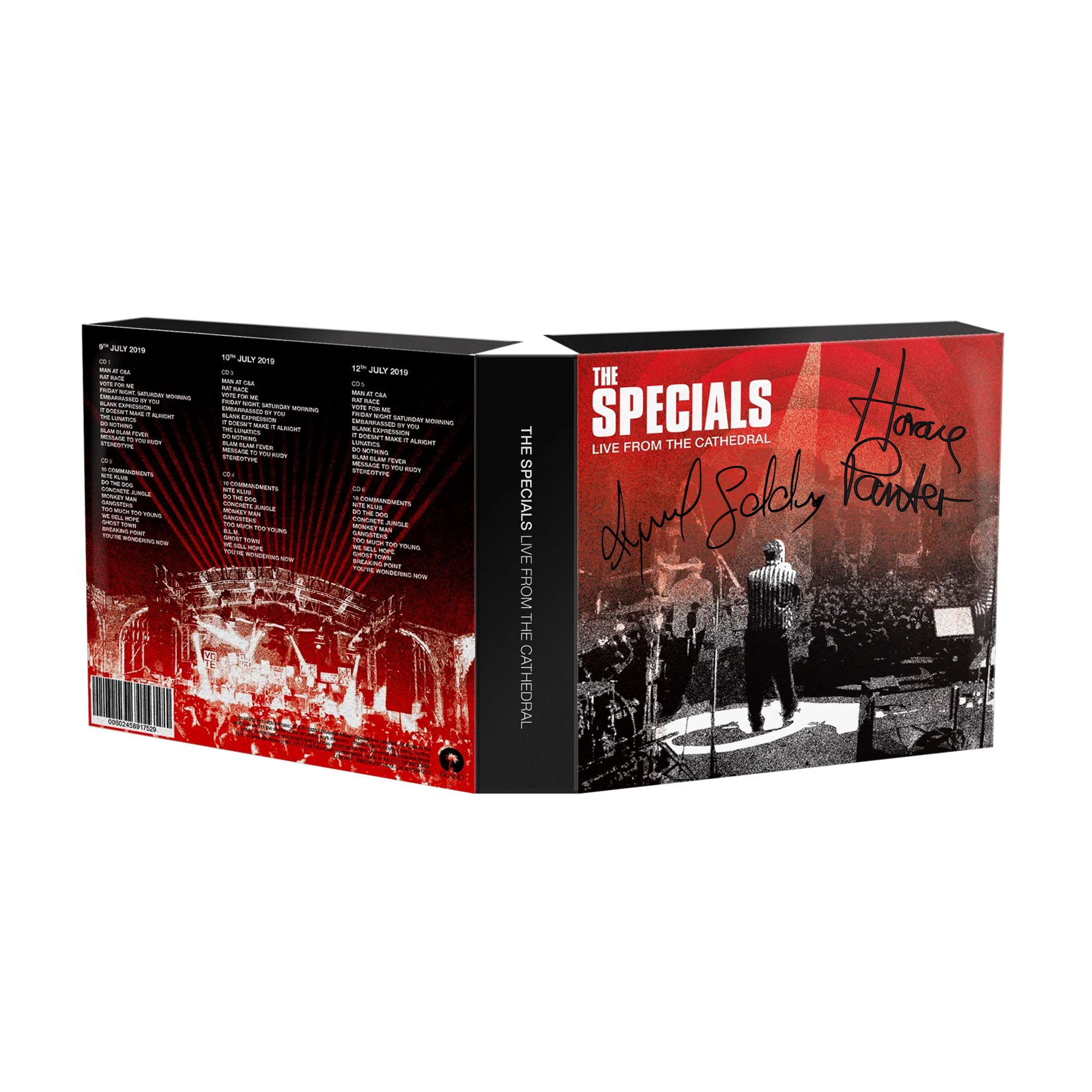 The Specials - Live From The Cathedral: Signed 6 CD Box Set